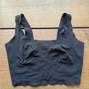Skims Charcoal Seamless Crop Top